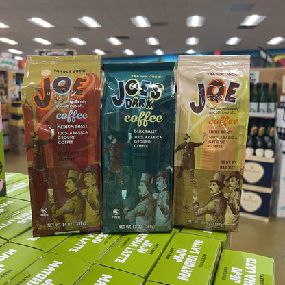 Trader Joe's Joe Medium Roast Ground Coffee 14oz | Kosher, 100% Arabica