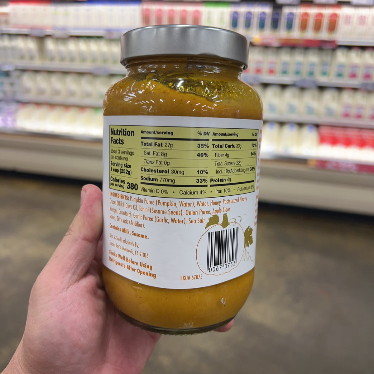 Trader Joe’s Pumpkin Bisque 25 oz - product image 2