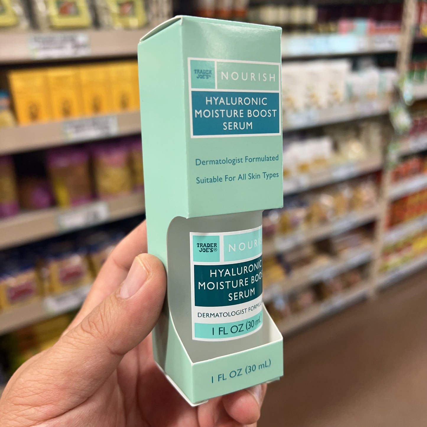 Trader Joe's Nourish Hyaluronic Moisture Boost Serum 1 fl oz