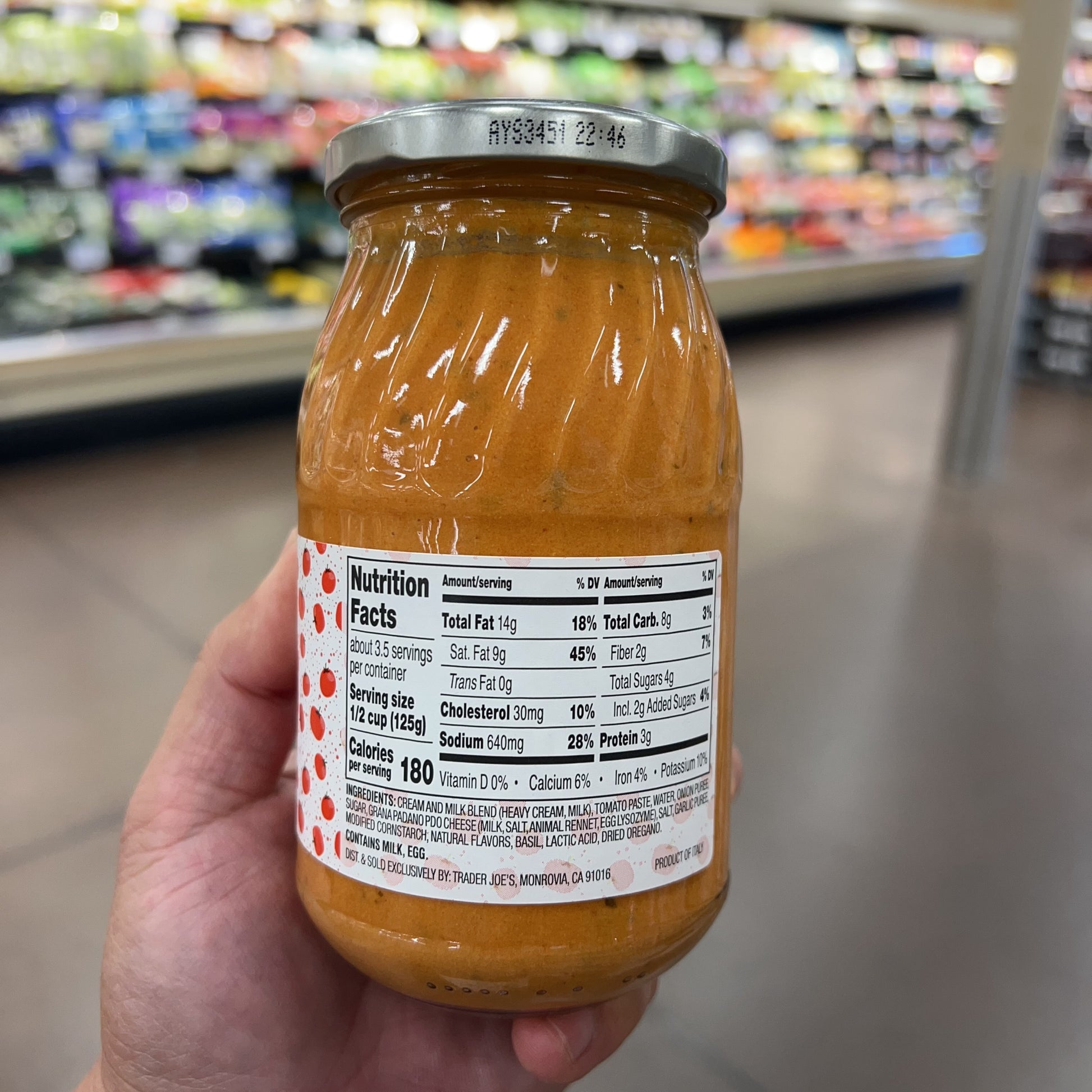 Trader Joe's Rosatella Pasta Sauce 14.5 oz product image 2