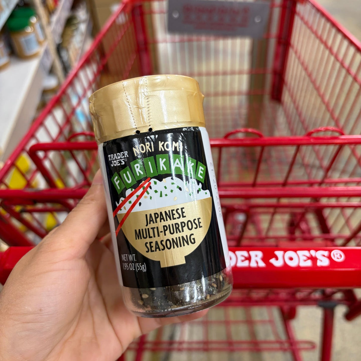 Trader Joe's Nori Komi Furikake Japanese Multi-Purpose Seasoning 1.95 oz (55g) | Made in Japan