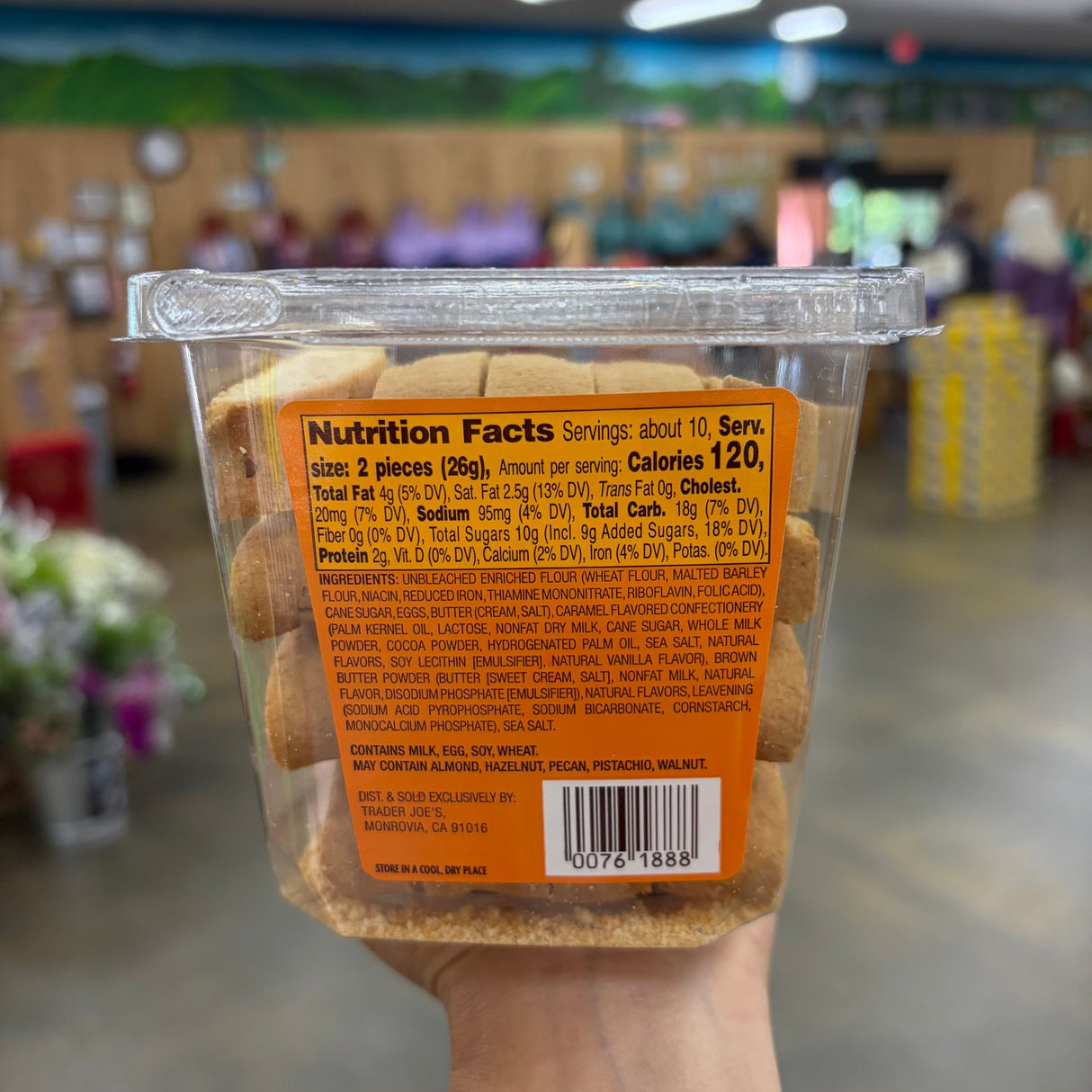 Trader Joe's Brown Butter Salted Caramel Mini Biscotti 5.29 oz — available for delivery online