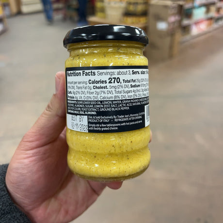 Trader Joe's Lemon Pesto Sauce 6.7 oz