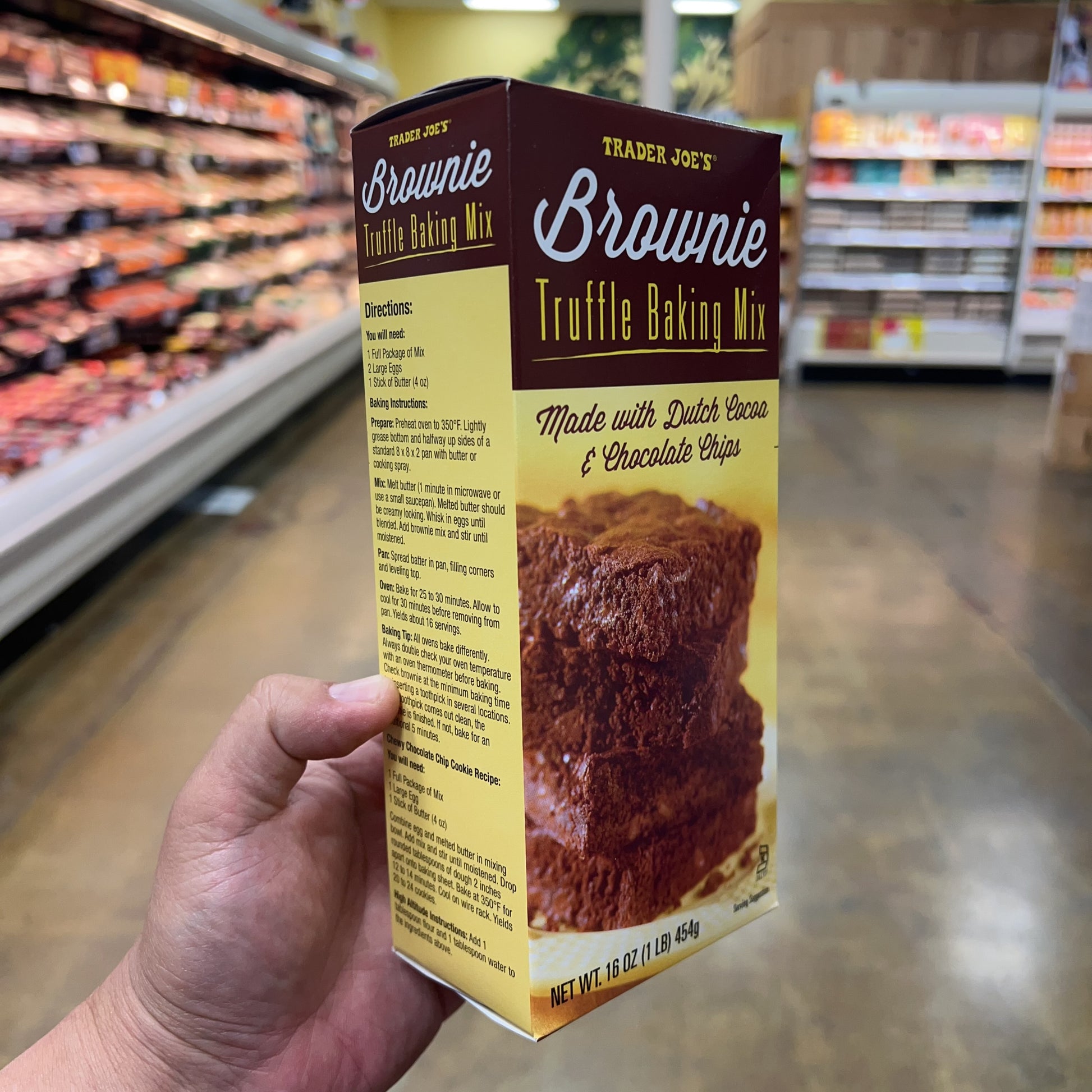 Trader Joe's Brownie Truffle Baking Mix 16 oz (1 lb) product image 4