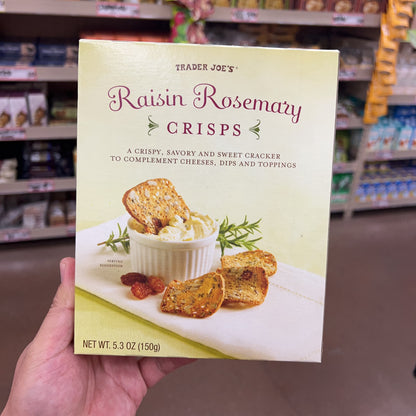 Trader Joe's Raisin Rosemary Crisps
