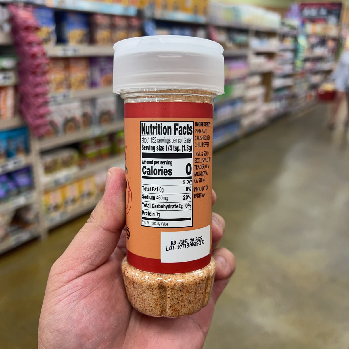 Trader Joe's Spicy Pink Salt with Crushed Red Chili Pepper 7 oz product image 2