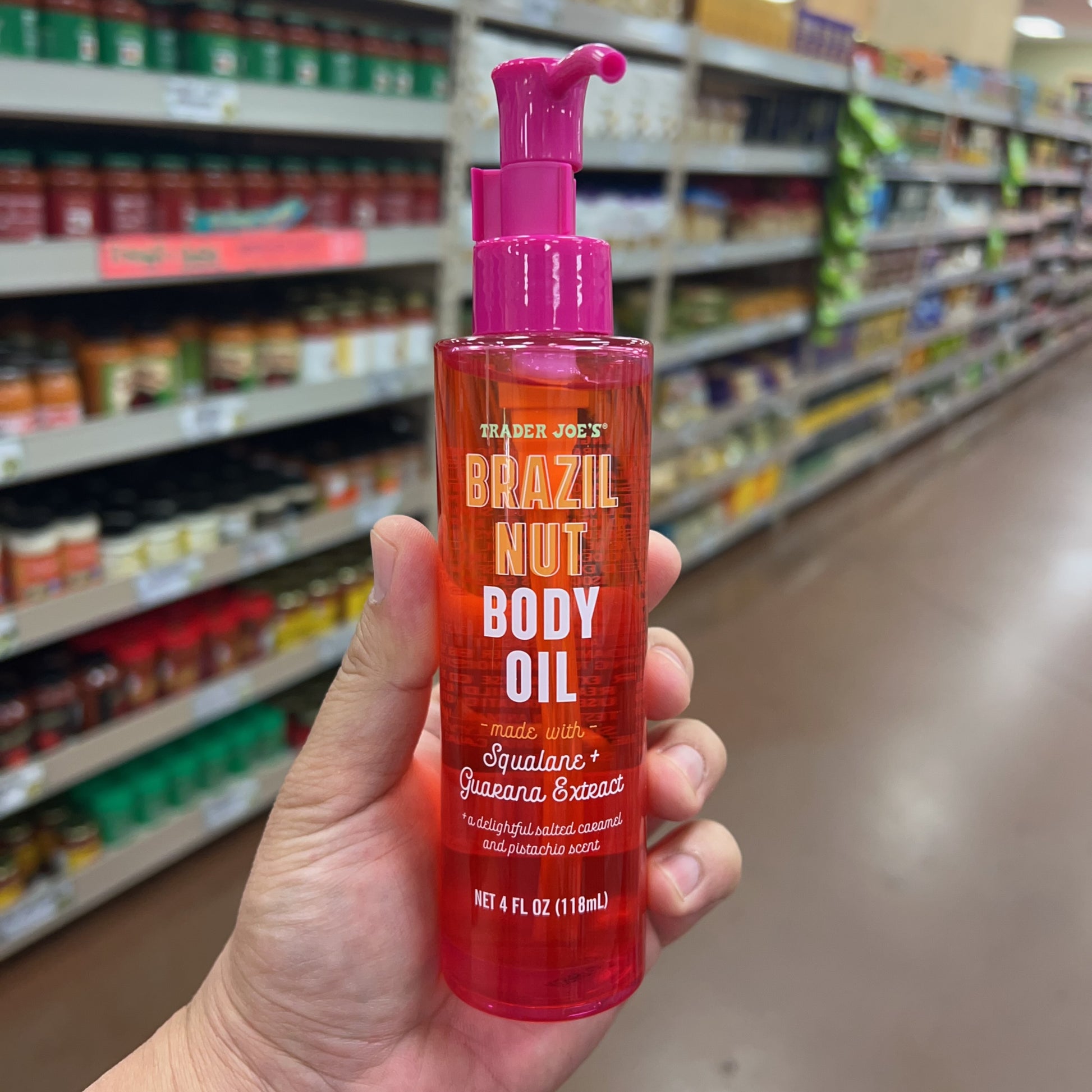 Trader Joe's Brazil Nut Body Oil with Squalane & Guarana