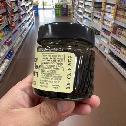 Trader Joe's Bourbon Vanilla Bean Paste Net Wt. 4 oz (113g)