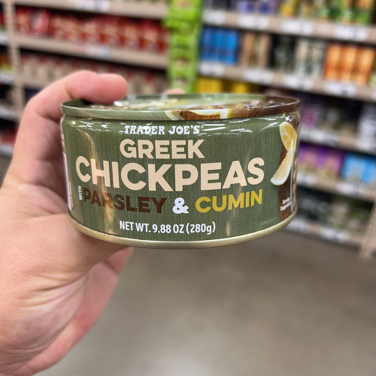 Trader Joe's Greek Chickpeas with Parsley & Cumin, 9.88 oz product image 9