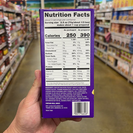 Trader Joe's Cheddar Macaroni & Cheese 7.25 oz product image 2
