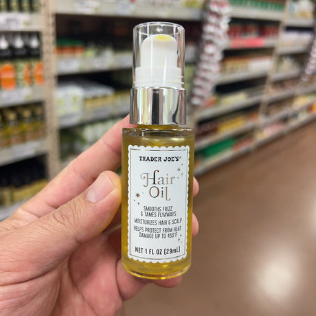 Trader Joe's Multi-Botanical Repair Hair Oil 1 fl oz 450°F Heat Protectant