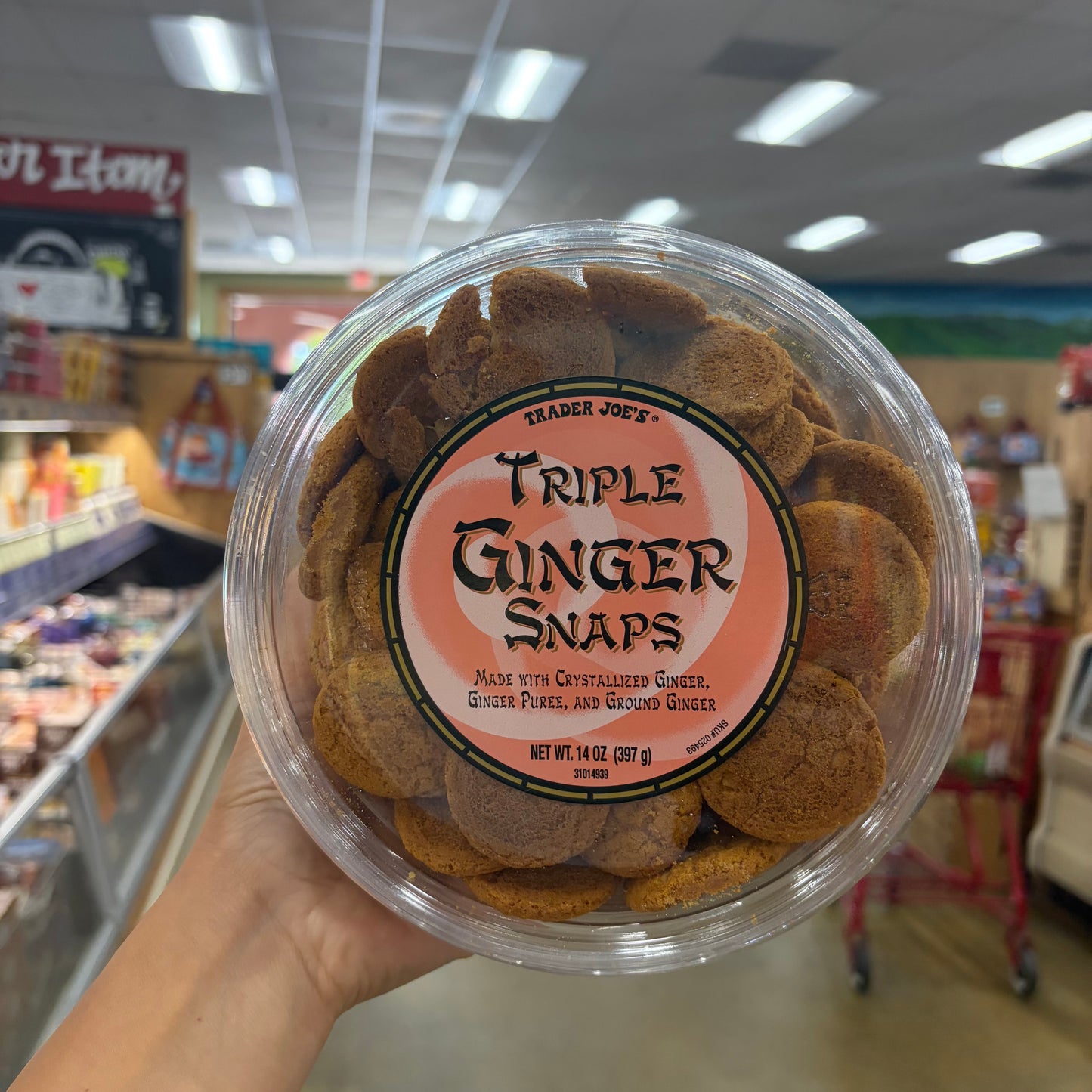 Trader Joe's Triple Ginger Snaps 14 oz (397g)