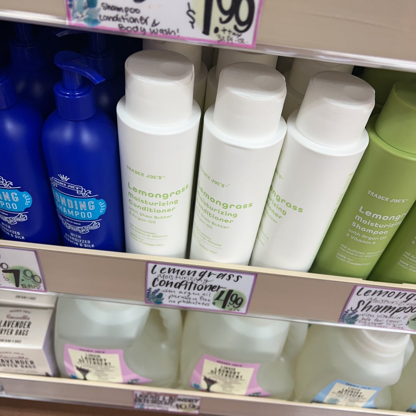 Trader Joe's Lemongrass Moisturizing Conditioner