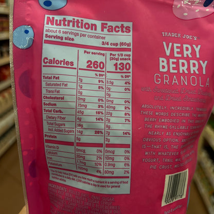 Trader Joe's Very Berry Granola