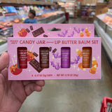 Trader Joe's Candy Jar Flavored Lip Butter Balm Set — additional packaging detail