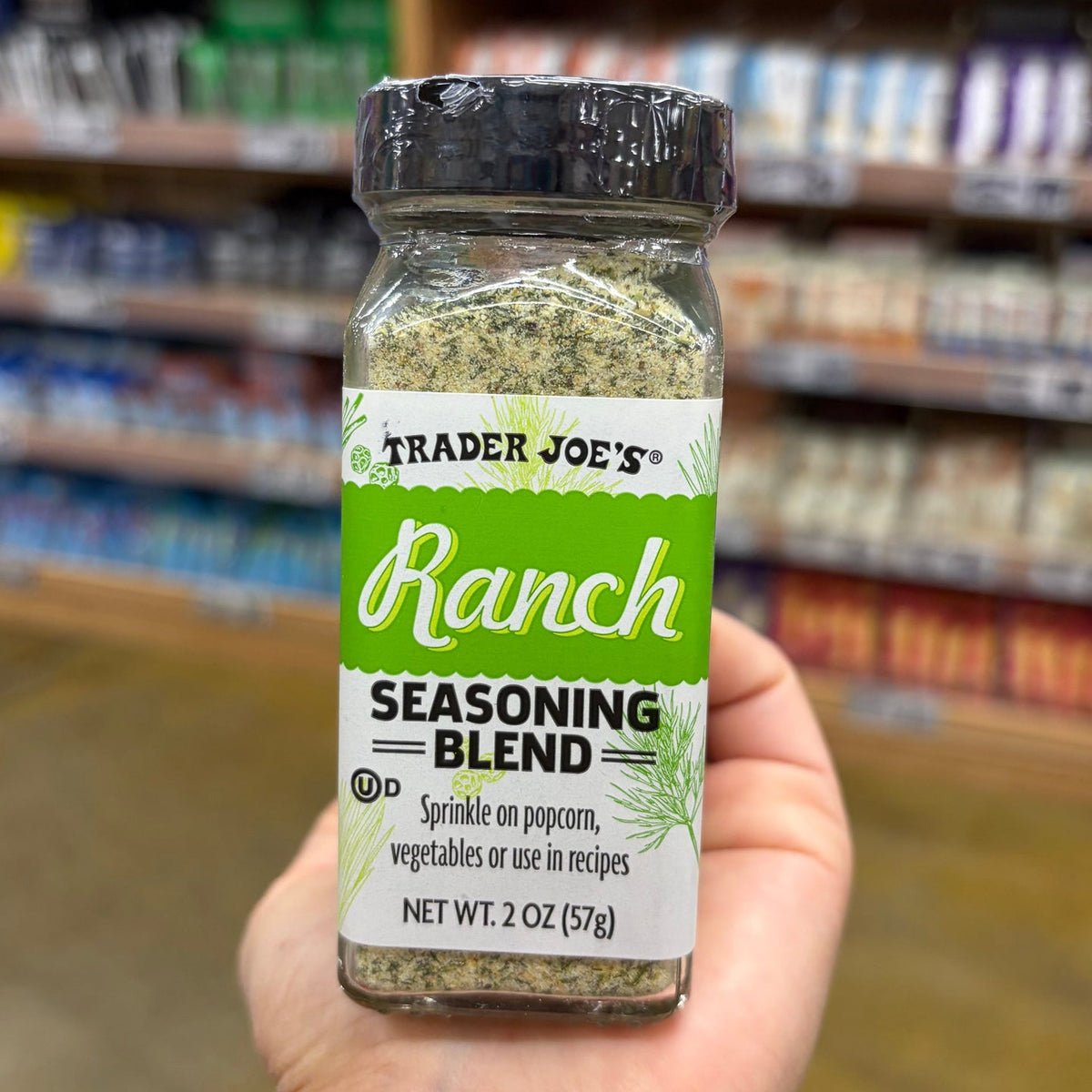 Trader Joe's Ranch Seasoning Blend, 2 OZ (57g)