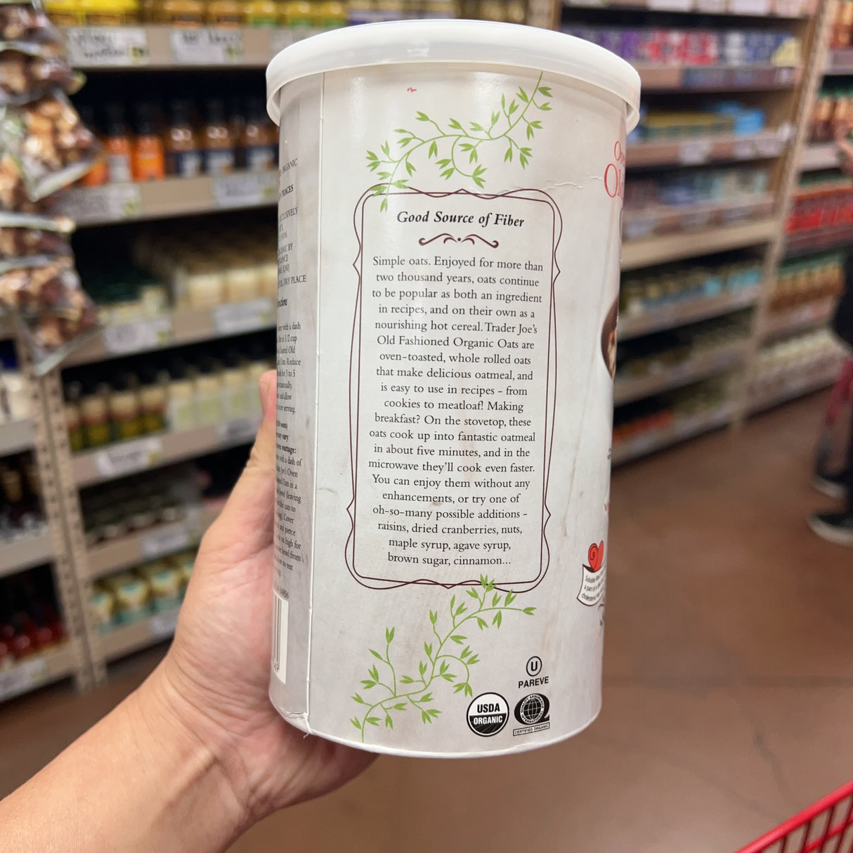 Trader Joe's Organic Old Fashioned Oats, 18 oz product image 8