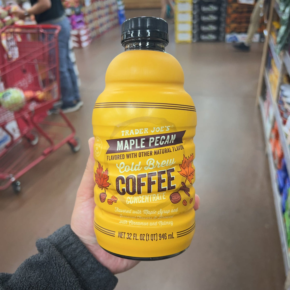 Trader Joe's Maple Pecan Cold Brew Coffee Concentrate 32 fl oz