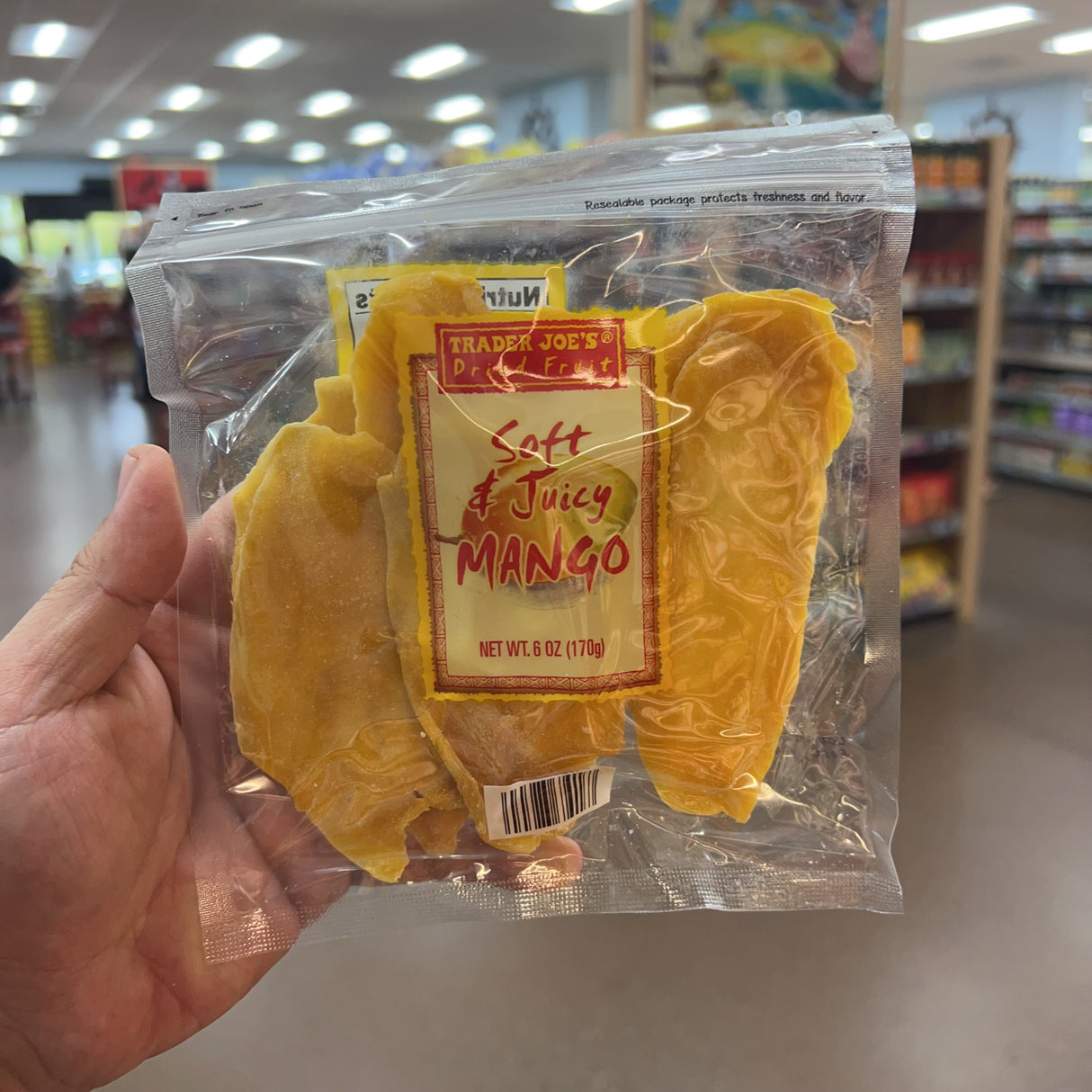 Trader Joe's Soft & Juicy Mango Dried Fruit 6 oz
