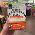 Trader Joe's Fair Trade Organic Bolivian Blend Medium Dark Roast Whole Bean Coffee