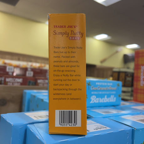 Trader Joe’s Simply Nutty Dark Chocolate Peanut & Almond Bars 5 Pack 7 oz product image 4