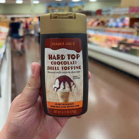 Trader Joe's Hard Top Chocolate Shell Topping 6.17 oz (175g)