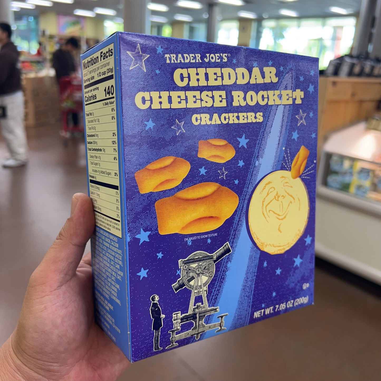 Trader Joe's Cheddar Cheese Rocket Crackers