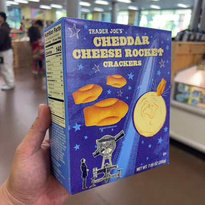 Trader Joe's Cheddar Cheese Rocket Crackers