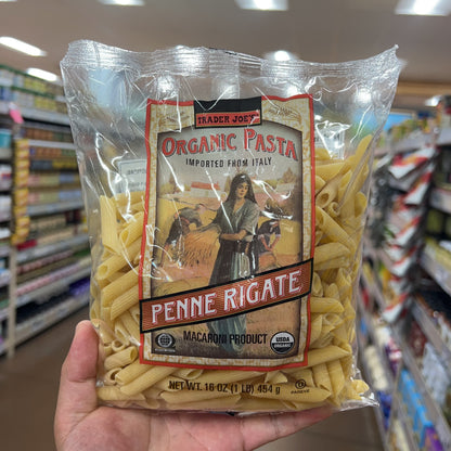 Trader Joe's Organic Pasta Penne Rigate 16 oz (1 lb) product image