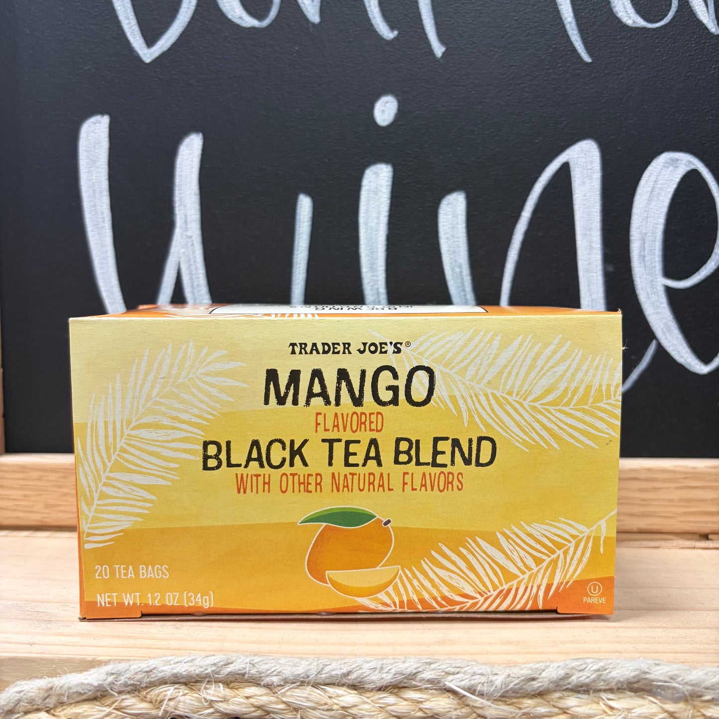 Trader Joe's Mango Flavored Black Tea Blend, 1.2 oz