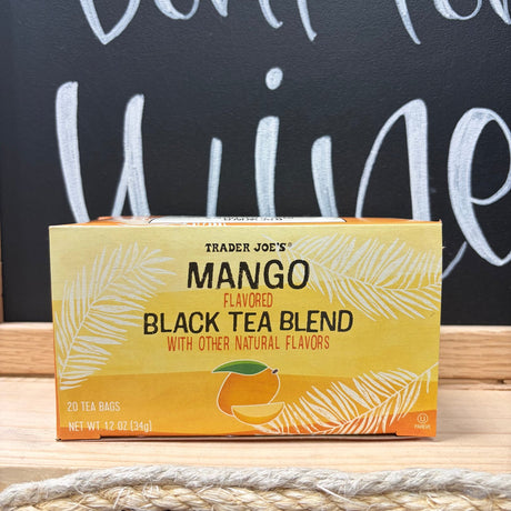 Trader Joe's Mango Flavored Black Tea Blend, 1.2 oz (34g), 20 Tea Bags
