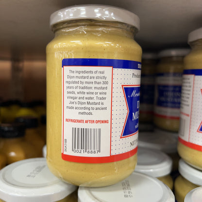 Trader Joe's Dijon Mustard with White Wine Product of France 13 oz