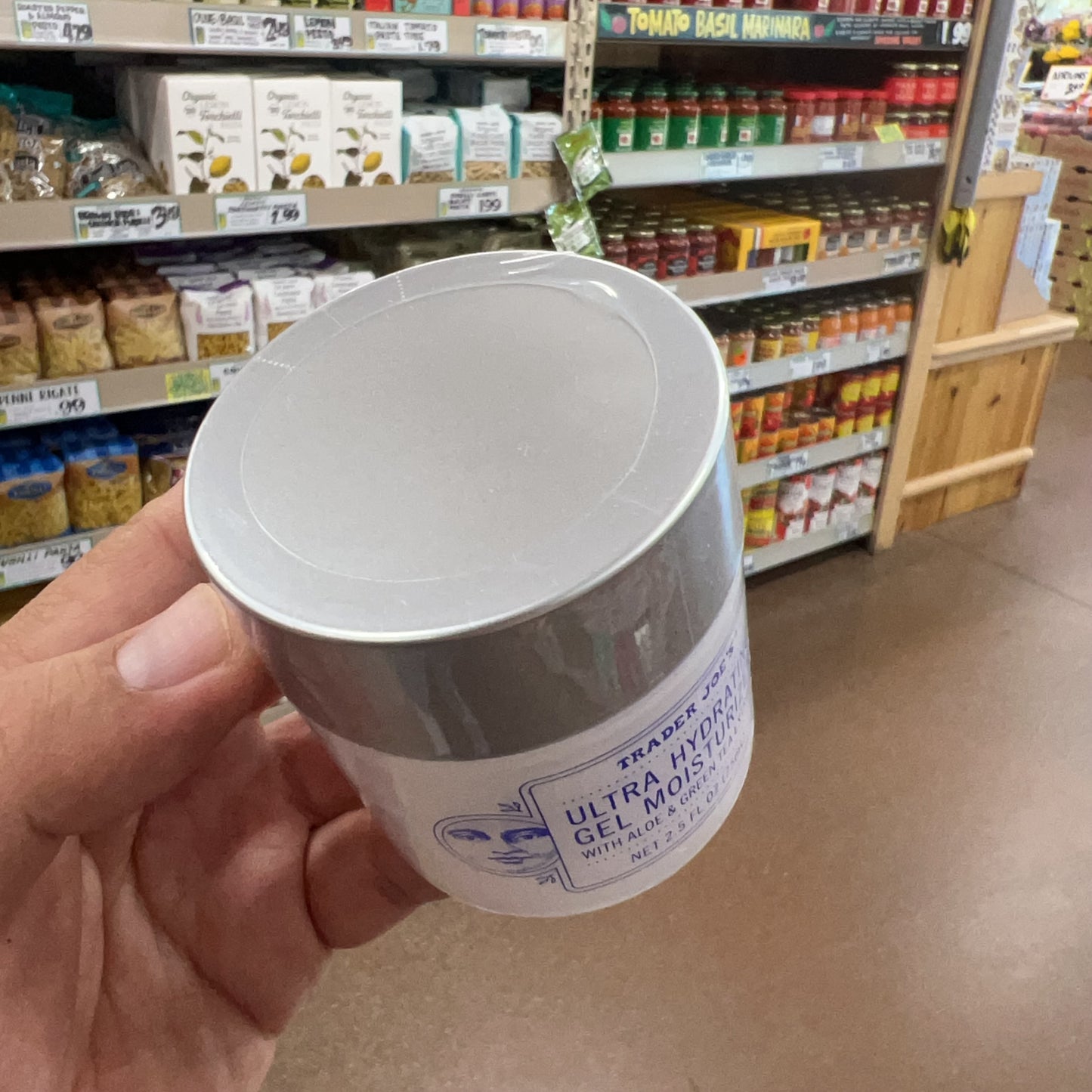 Trader Joe's Ultra Hydrating Gel Moisturizer with Aloe & Green Tea Extract 2.5 fl oz