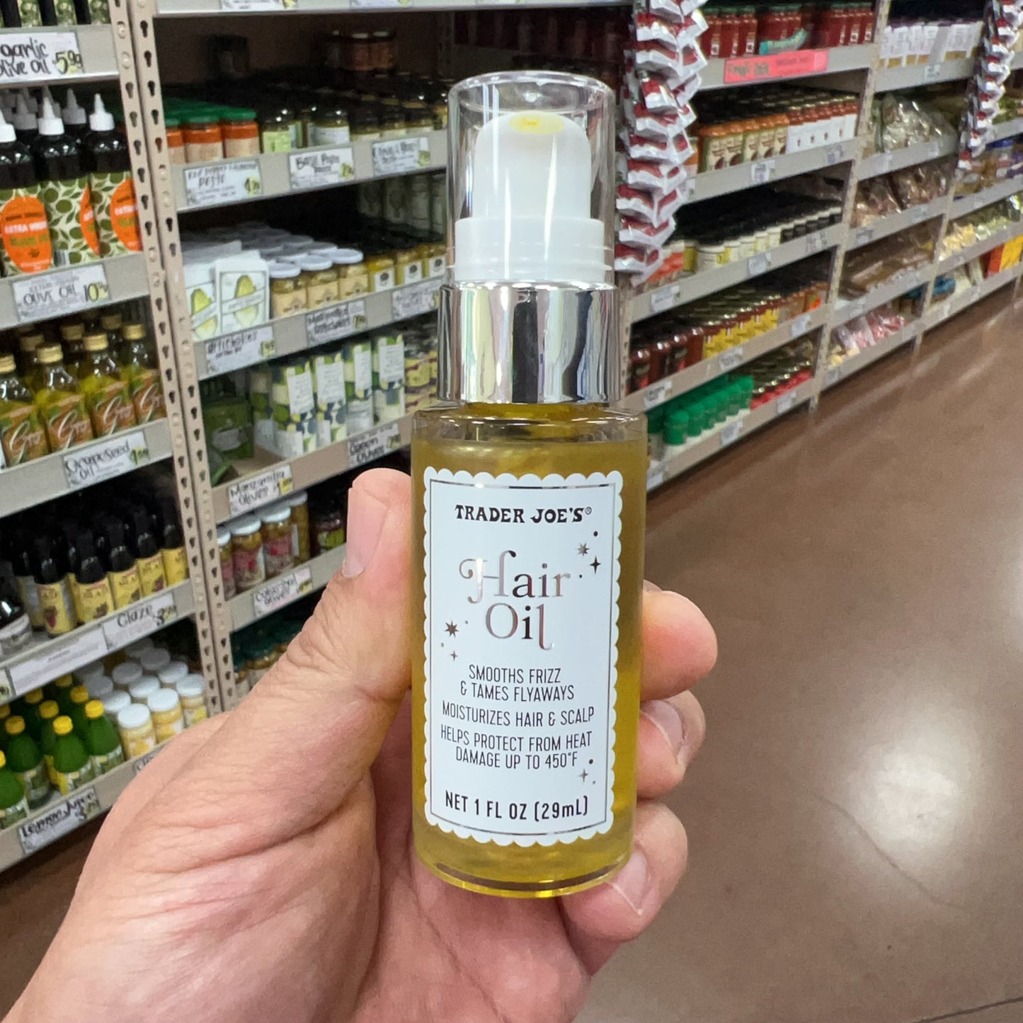 Trader Joe’s Multi-Botanical Repair Hair Oil 
