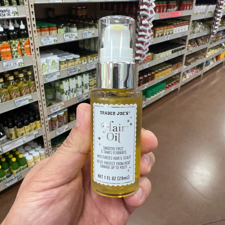 Trader Joe's Multi-Botanical Repair Hair Oil 1 fl oz 450°F Heat Protectant