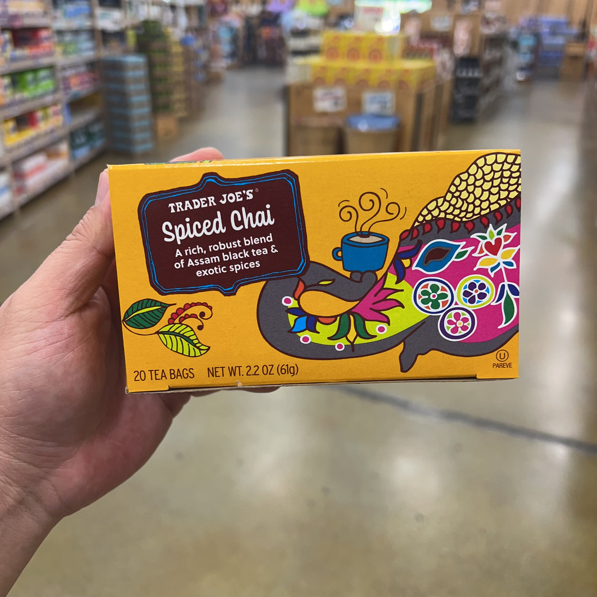Trader Joe's Spiced Chai Tea 20 Bags 2.2 oz product image 4
