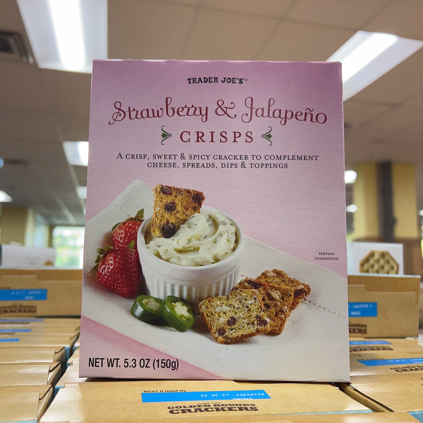 Trader Joe's Strawberry & Jalapeño Crisps