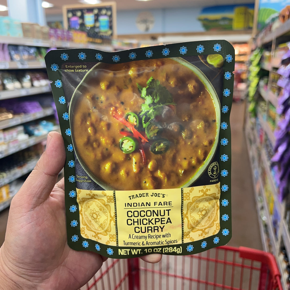 Trader Joe's Indian Fare Coconut Chickpea Curry 10 oz