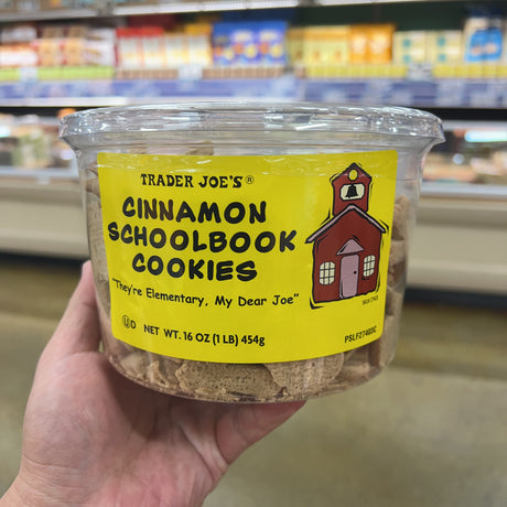 Trader Joe's Cinnamon Schoolbook Cookies 16 oz – product package