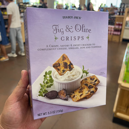 Trader Joe's Fig & Olive Crisps