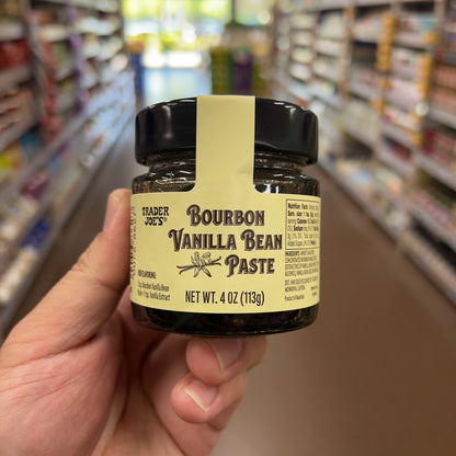 Trader Joe's Bourbon Vanilla Bean Paste Net Wt. 4 oz (113g)