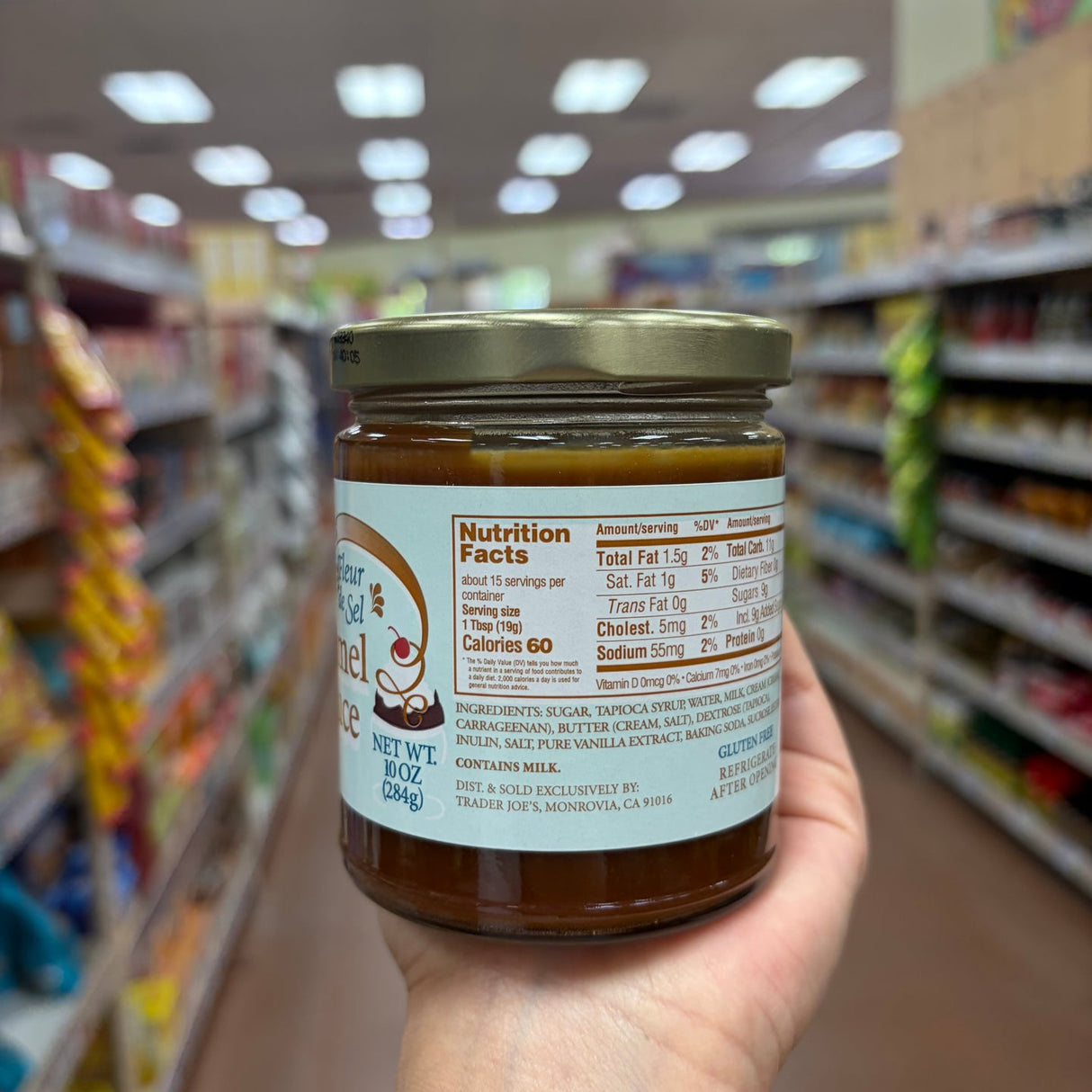 Trader Jacques' Fleur de Sel Caramel Sauce 10 oz (284g)