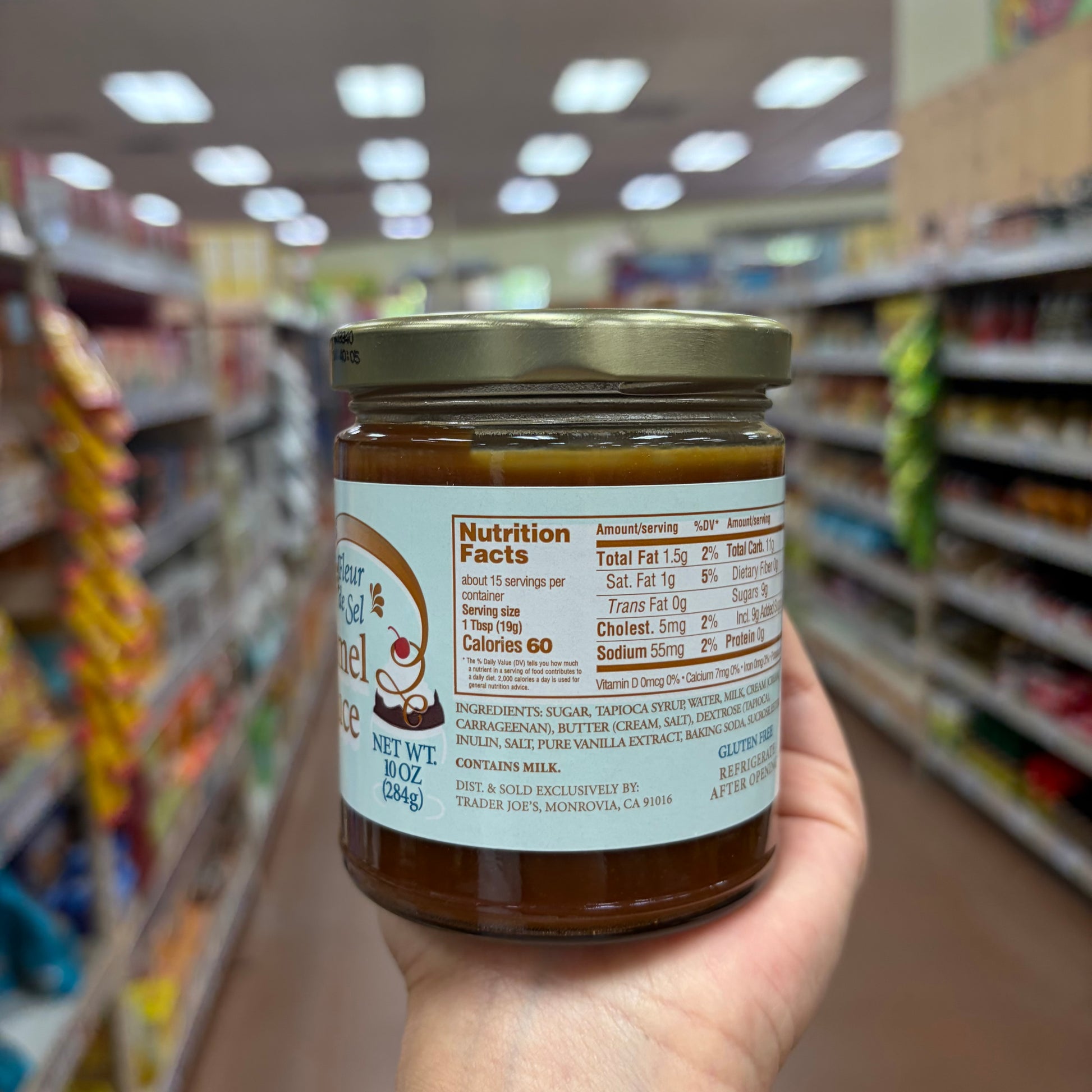 Trader Jacques' Fleur de Sel Caramel Sauce 10 oz (284g)