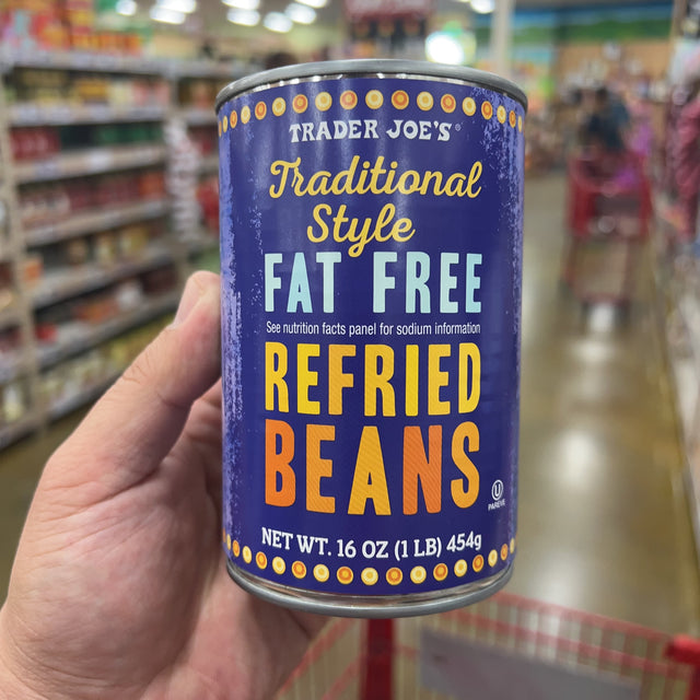 Trader Joe's Traditional Style Fat Free Refried Beans, 16 oz product image