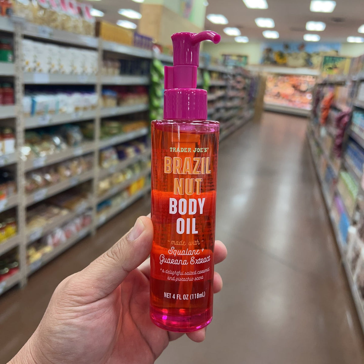Trader Joe's Brazil Nut Body Oil with Squalane & Guarana
