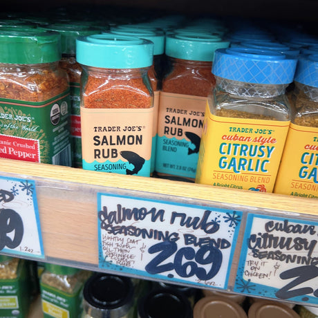Trader Joe's Salmon Rub Seasoning Blend Kosher Pareve 2.6 oz