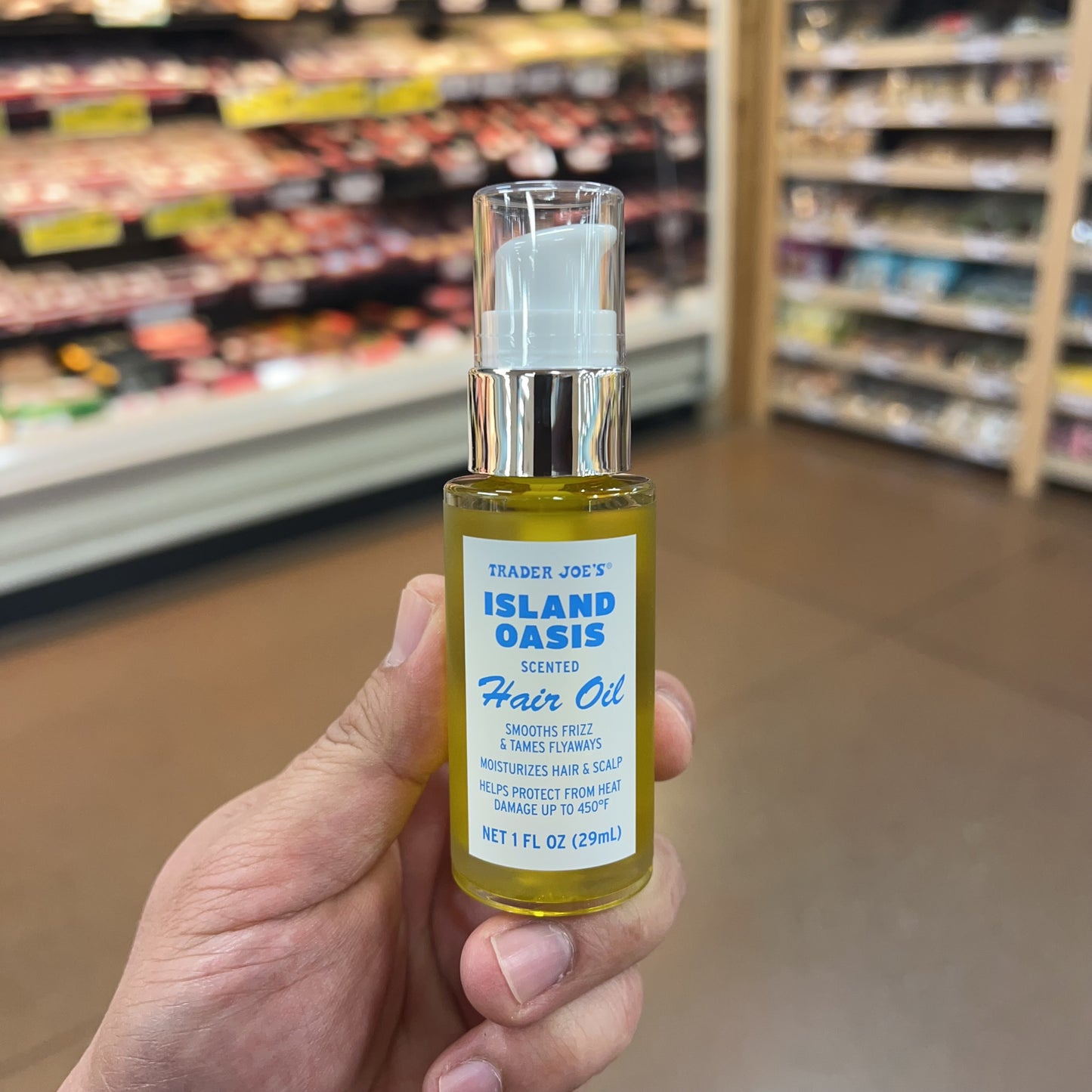 Trader Joe's Island Oasis Scented Hair Oil 1 fl oz (29mL)