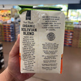 Trader Joe's Fair Trade Organic Bolivian Blend Medium Dark Roast Whole Bean Coffee