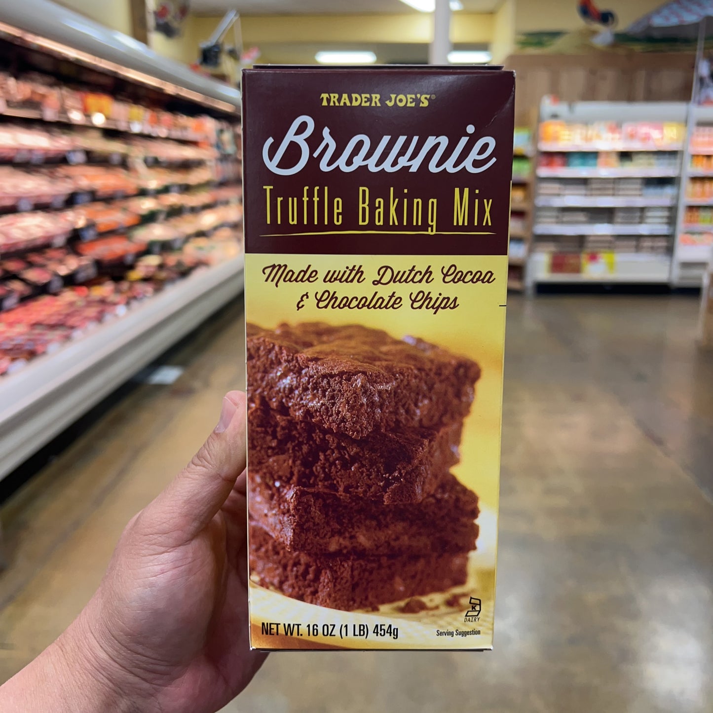 Trader Joe's Brownie Truffle Baking Mix 16 oz (1 lb) product image
