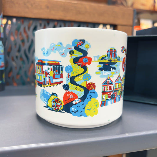 Starbucks Discovery Series San Francisco Ceramic Mug, 14 Oz Official Starbucks Discovery Series Collectible Mug | San Francisco Themed Coffee Cup